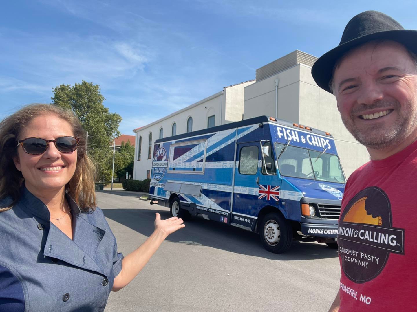 London Calling Pasty Co. owners Carrie Mitchell and Neil Gomme are debuting a new fish and chips food truck.